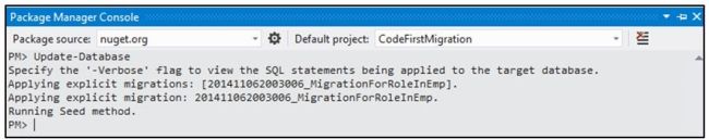 command in Package manager console